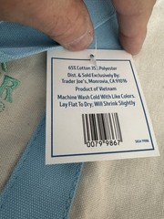Trader Joe’s Mini Pastel Canvas Tote Bag Set Of 4 Colors Limited (New With Tag)