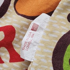 Trader Joes Fruit Vegetable Reusable Shopping ECO cloth tote bag USA Colorful