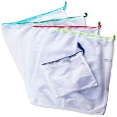 Natural Home Reusable Veggie Bags 5Pk, 1 EA 1 EA, White