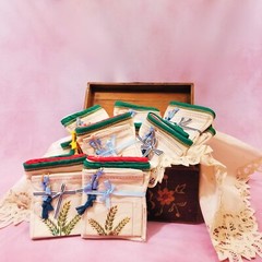 Reusable Vintage designed Rustic Farmhouse Produce/ Bread Bag Bundle 