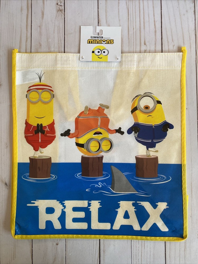 Minions Despicable Me Reusable Bag Tote Gift Beach Relax Yoga Funny Illumination