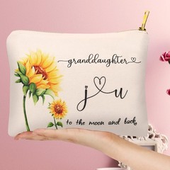 Granddaughter Gifts from Grandma Grandpa, Blessing Makeup Bag