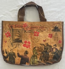 Vintage Trader Joe’s Shopping Bag Sailing The Culinary Seas Reusuable Tote