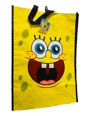 SpongeBob SquarePants Reusable Inspirational Themed Bag W/Handles. 18×13 In