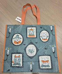NWT TJ MAXX- Spooky Family Cats Portraits – Large Reusable Shopping Tote Eco Bag