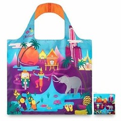 LOQI Women’s Urban Thailand/Tote Bag, Multicolor