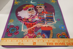Skulls Calavera Dia De los Muertos Day of the Dead Couple Reusable Tote Bag NEW