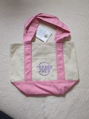 Trader Joe’s Mini Pastel Canvas Tote Bag Set 2025 Colors, Pack of 3