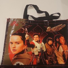 Disney Star Wars The Last Jedi Foldable Reusable Shopping Bag Recycled Plastic