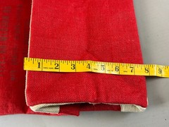 Apolis Global Large Reusable Red Jute Market Bag Tote Lady Sybil Customized