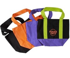 One Halloween Mini Canvas Tote Bag Trader Joe’s Limited Trick Treat Pick Color