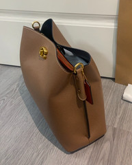 NEW Willow shoulder bag colorblock Dark Stone C2590