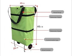 Stylish Reusable Grocery Bags with Carrying Wheels – Eco-Friendly & Practical