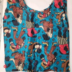 BAGGU Collab JOONBUG GROUP SKATE Teal Standard Baggu Reuseable Bag