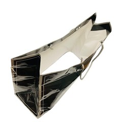 Large St. Croix Shop Reusable Shopping Gift Bag Silver On Black 16 x 12 x 6”
