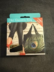 new JUMBO Stylish Reusable Bag * YaYbag * Peacock * fast shipping