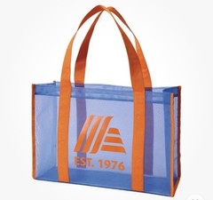 🧡NEW – ALDI 50th Anniversary Mesh Tote Bag Keychain And Tumbler Collectors Set