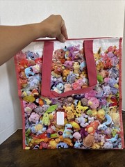 Pokemon Center Osaka Medium Reusable Zipper Bag Plastic Multicolor NEW