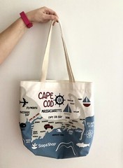 Cape Cod Canvas Tote Bag ⛵️ 🚤
