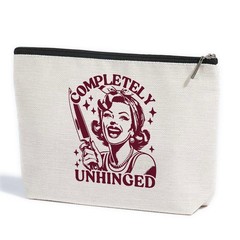 ZHAMEN Funny Housewife Makeup Bag, 10.5″x 7″x 2.5″, Multicolor 01275