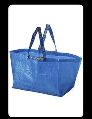 5 Blue Shopping Declutterring Shopping Bags Xtra Sturdy And Long Lasting! NEW