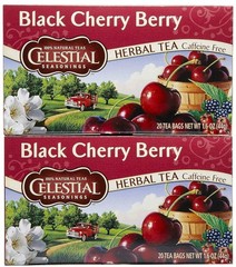 Celestial Seasonings Black Cherry Berry Tea Bags, 20 20 Count (Pack of 2)