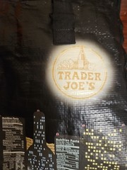 Trader Joe’s ROLLING BAG Nocturne Night View Tote Bag ~ ONE OF A KIND VERY RARE!