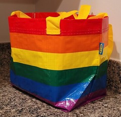 Ikea Limited Edition Rainbow Pride Storstomma Reusable Bag – Small (13 L) – NEW