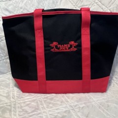 Trader Joe’s Insulated RED/BLK shopping Tote Bag (7-Gallons) Hot/Cold Brand New
