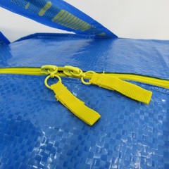 Frakta 20 Gal. Bag IKEA Tote 901.491.48 Zipper Handles Back Pack Storage Blue