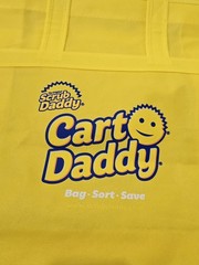 Scrub Daddy Cart Daddy ReusableYellow 20″length 20″ Width Grocery Bag