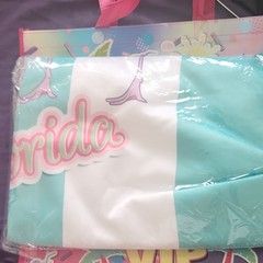 Foldable Reusable Shopping Bag Multicolor Flamingo Palm Tree Floral & Towel