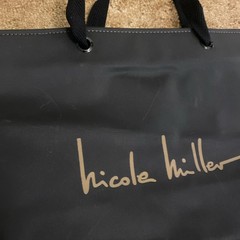 Nicole Miller Big Reusable Shopping Bag & Tote Sturdy Designer Gorgeous
