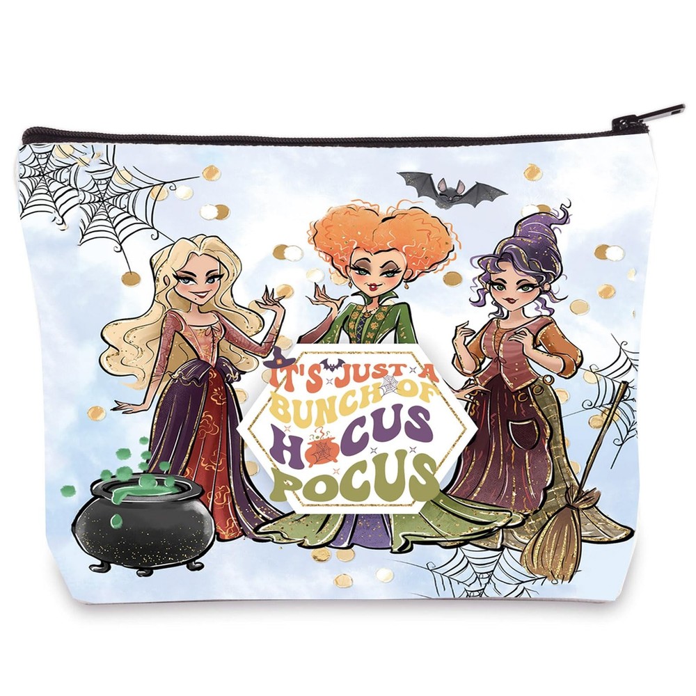 LEVLO Sister Movie Cosmetic Bag Witch Fans Gift It’s Just a Bunch Of Hocus