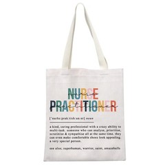 NP Nurses Practitioner Definition Gift Tote Bag for RN Nursing Graduation