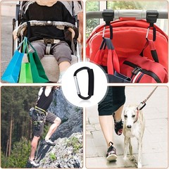 Durable Aluminum Grocery Hook with Comfortable Grip – Ideal for Strollers