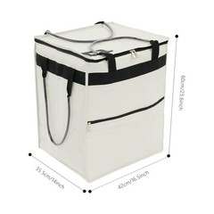 Reusable Grocery Bag Foldable Rolling Shopping Bag For Travel, Work , Picnics