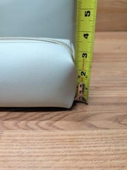 2 pc set Sonia Kashuk Cosmetic Bags for Women Minimalism Makeup Ivory White