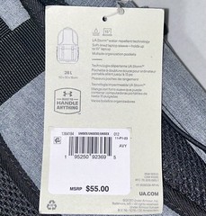 NWT🌟2 UNDER ARMOUR🌟GAME TIME BACKPACK🌟28 LITERS🌟GRAY W/ BLACK🌟TWO BACKPACKS