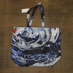 MCYS X Oceancycle Packable Reusable Shopping Tote Blue Wave 20 in. x 16 in.