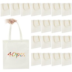 40Pcs Sublimation Tote Bags14x16 Inches,Blank Canvas Tote Bag,White Canvas To…
