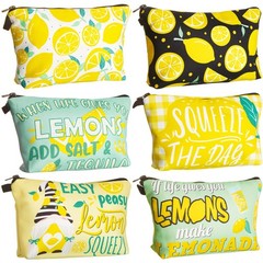 Reginary 6 Pcs Makeup Bags Purse Travel Cosmetic Pouch Waterproof Multicolor