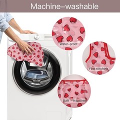 Foldable Reusable Grocery Bag Waterproof Washable Shopping Tote 33lb Cap Rose