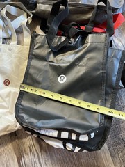 Lululemon Reusable Shopping Tote Bag 3 Large 7 Small White Black Red