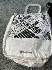 Lot 5 Lululemon Large Med Sm Reusable Shopping Bag Manifesto Urban Outfitters