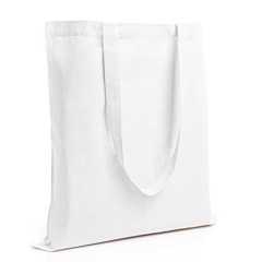 Cotton Canvas Tote Bag (Pack of 48, White), Reusable Grocery Bags, Shopping B…