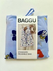 NEW! Baggu STANDARD BAG in “Ditzy Charms” Washable Recyc. Nylon SOLD OUT + RARE!