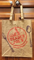 Trader Joe’s Washable Reusable Paper Grocery Bag 1pc Retired RARE