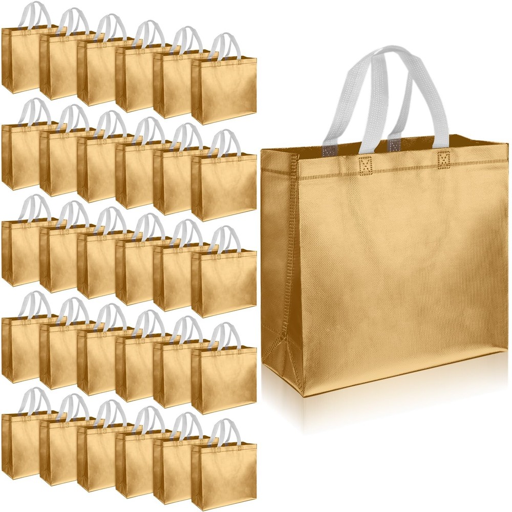 60 Pcs Reusable Gift Tote Bags Housekeeping Appreation Grocery Shopping Bag w…