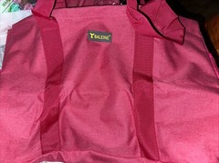 BALEINE Soft Large Utility Tote Foldable Reusable Storage Bag Qty 1 Magenta